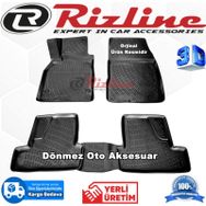 Rizline Renault Megane 3 Hb 2010 2016 Siyah 3D Havuzlu Paspas