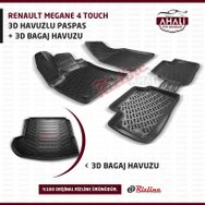 Rizline Renault Megane HB 3D Havuzlu Paspas