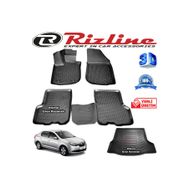 Rizline Renault Symbol 3D Paspas + 3D Bagaj Havuzu 2013-2020 Arası Siyah Set