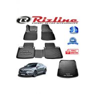 Rizline Renault Talisman 3D Paspas + 3D Bagaj Havuzu 2016-2020 Arası Siyah Set
