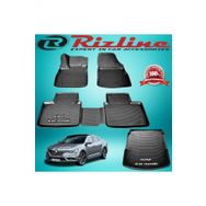 Rizline Renault Talisman Siyah 2016-2019 Arası 3D Paspas + Bagaj Havuzu