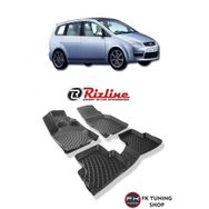 Rizline RZPAS251071 Ford C-max 2002-2010 3D Havuzlu Paspas