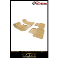 Rizline Seat Ateca 2023 Model Bej 3D Havuzlu Paspas