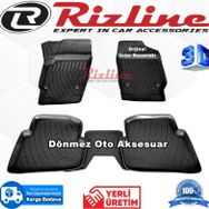 Rizline Seat İbiza 2002 2007 Siyah 3D Havuzlu Paspas