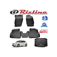Rizline Seat Ibiza 3D Paspas + 3D Bagaj Havuzu HB 2009 - 2016 Arası Siyah Set