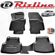 Rizline Seat Leon HB 2013-2020 3D Siyah Havuzlu Paspas