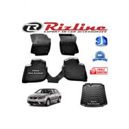 Rizline Seat Toledo 3D Paspas + 3D Bagaj Havuzu 2013-2020 Arası Siyah Set
