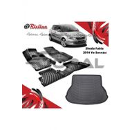 Rizline Skoda Fabia 2014 ve Sonrası Paspas ve Bagaj Havuzu Set