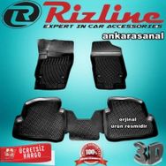 Rizline Skoda Fabia HB 2014 - 2020 Arası Siyah 3D Havuzlu Paspas