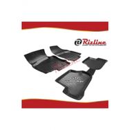 Rizline Skoda Octavia A4 Siyah 1996-2004 Arası 4 Parça 3D Havuzlu Paspas