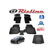 Rizline Skoda Super B 3D Paspas + 3D Bagaj Havuzu 2008-2012 Arası Siyah Set