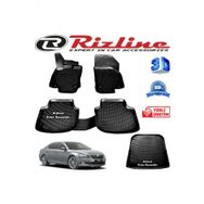 Rizline Skoda Super B 3D Paspas + 3D Bagaj Havuzu 2015-2020 Arası Siyah Set
