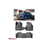 Rizline Togg T10x 2023 Sonrası İle Birebir Uyumlu Siyah 3D Havuzlu Paspas