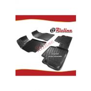 Rizline Toyota Auris Siyah 2013-2020 Arası 4 Parça 3D Havuzlu Paspas