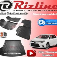 Rizline Toyota Corolla 2013 2018 3D Bagaj Havuzu