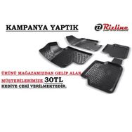 Rizline Toyota Corolla İçin 2007-2012 Model 3D Havuzlu Oto Paspas