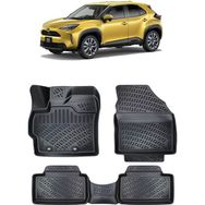 Rizline Toyota Yaris Cross 2022+ 3D Siyah 3D Havuzlu Paspas