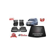Rizline Volkswagen Caddy 2015-2019 Arası 3D Paspas + Bagaj Havuzu Set