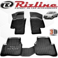 Rizline Volkswagen Passat B6 Siyah Sedan 2005-2010 Aras 3D Havuzlu Paspas