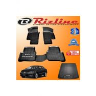 Rizline Volkswagen Passat CC 3D Paspas + 3D Bagaj Havuzu 2012-2020 Arası Siyah Set