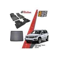 Rizline Volkswagen Tiguan 2008-2015 3D Havuzlu Paspas + Bagaj Havuzu