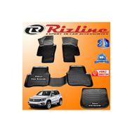 Rizline Volkswagen Tiguan 3D Paspas + 3D Bagaj Havuzu 2007 - 2016 Arası Siyah Set