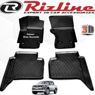 Rizline VW Amarok Siyah 2010 - 2020 Arası 4 Parça Set 3D Havuzlu Paspas