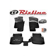 Rizline VW Jetta Sedan 2015 - 2020 Arası Siyah 4 Parça Set 3D Havuzlu Paspas