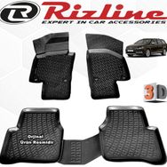 Rizline VW Passat B7 Variant 2011 - 2015 Arası Siyah 4'lü Set 3D Havuzlu Paspas