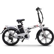 RKS MX25 Pro Gri Katlanabilir Elektrikli Bisiklet