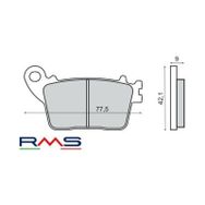 Rms Honda CBR 600 RR 2007 ve Sonrası Arka Fren Balata