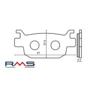 Rms Honda Forza 250 Arka Fren Balata