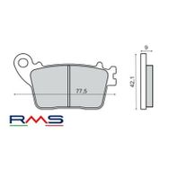 Rms Suzuki GSX-R 1000 2011 ve Sonrası Arka Fren Balata