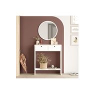 Robin Home Queen 2 Kapaklı Beyaz Aynalı Dresuar
