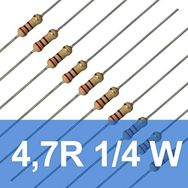 Robocombo 10 Adet 4R7 4.7R 1/4 W Ohm Direnç