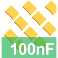 Robocombo 100nf 10 Adet Film Kapasitör Polyester Kondansatör