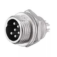 Robocombo 12 mm 6 Pin Erkek Mike Konnektör