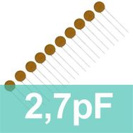 Robocombo 2.7pf 10 Adet Mercimek Seramik Kondansatör