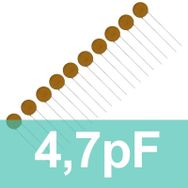 Robocombo 4.7pf 10 Adet Seramik Kondansatör