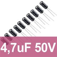 Robocombo 4.7uf 50V 10 Adet Elektrolitik Kondansatör