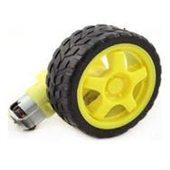 Robocombo 65 mm Plastik Tekerlek+Mini DC Motor