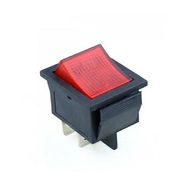 Robocombo KCD4 On/Off Rocker Kırmızı Işıklı 4 Pin Anahtar