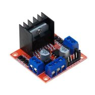Robotistan L298N Kırmızı Voltaj Regulatörlü Çift Motor Sürücü Kartı