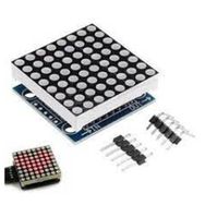 Robotizmo 8x8 cm Kırmızı Max7219 Dot Matrix Board Modül