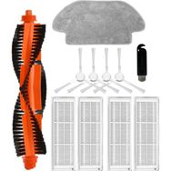 Robotyedek Xiaomi Mop Pro Styj02ym Beyaz Uyumlu 11 Parça Set Yedek Fırça Hepa Filtre Mop
