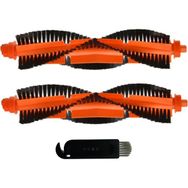 Robotyedek Xiaomi Mop Pro Styj02ym Beyaz Uyumlu 3 Parça Yedek Ana Fırça ve Temizleme Fırçası