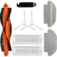 Robotyedek Xiaomi Mop Pro Styj02ym Beyaz Uyumlu 8 Parça Set Yedek Fırça Hepa Filtre Mop