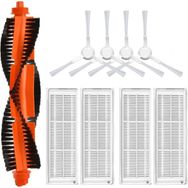 Robotyedek Xiaomi Mop Pro Styj02ym Beyaz Uyumlu 9 Parça Set Yedek Mopsuz Fırça Hepa Filtre Mop