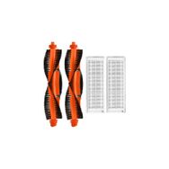 Robotyedek Xiaomi Mop Pro Styj02ym Siyah Uyumlu 4 Parça Yedek Ana Fırça ve Hepa Filtre