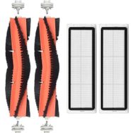 Robotyedek Xiaomi Vacuum Mop 2 Ultra Uyumlu 4 Parça Yedek Ana Fırça ve Hepa Filtre